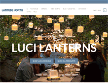 Tablet Screenshot of latitudenorthsports.com